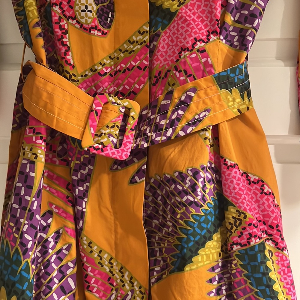 Farm Rio colorful belted dress XS - Picture 5 of 9